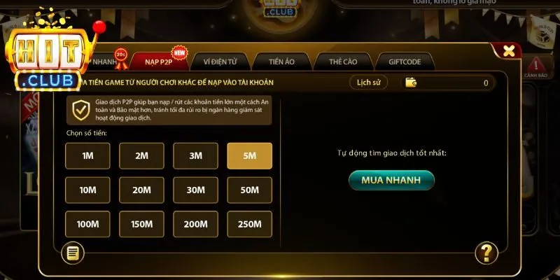 Lưu ý mà không hội viên nào nên bỏ qua khi nạp tiền